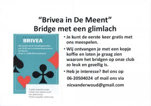 Brivea: “bridge met een glimlach” Word lid!
